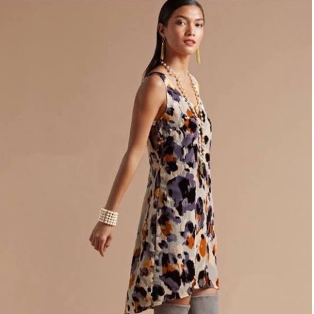 CAbi Velvet Radiant High Low Dress